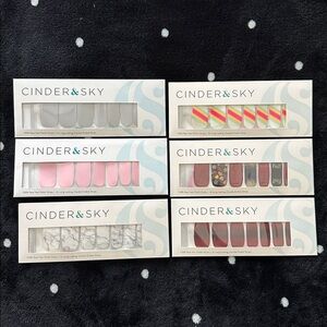 Cinder & Sky nail wraps